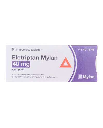 Eletriptan Mylan Tab 40mg 6 ENPAC Apotek 1