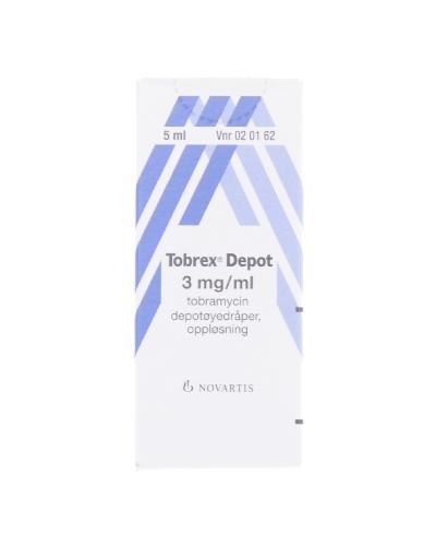 Tobrex Depot Depotøyedråper oppløsning 3 mg ml 5ml Apotek 1