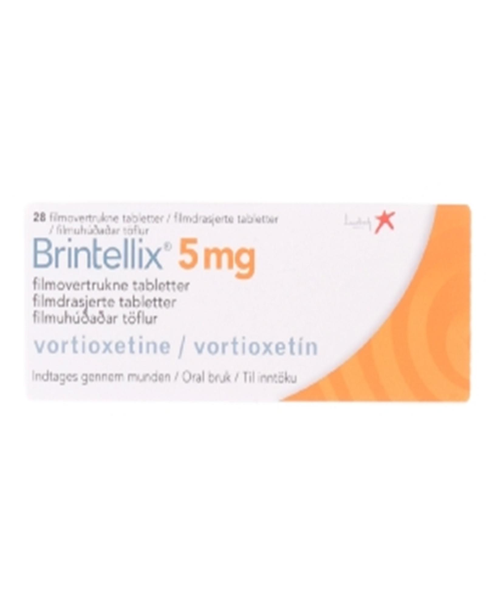 Brintellix Tablett Filmdrasjert 5 Mg 28 Stk Apotek 1