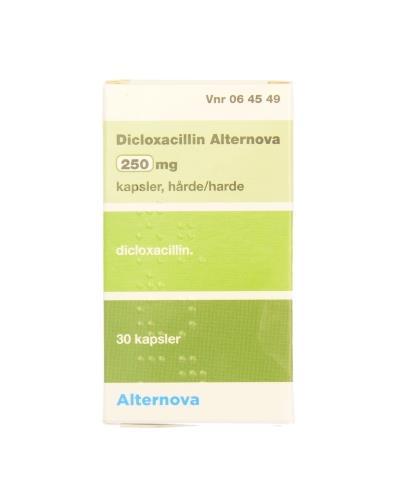 Dicloxacillin Alternova Kapsel Hard 250 Mg 30 Stk Apotek 1