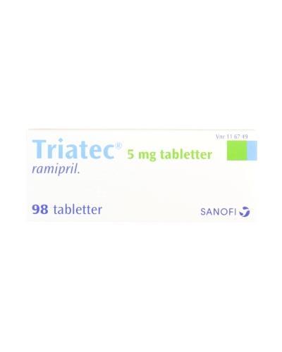 Triatec Tablett 5 mg 98 stk - Apotek 1