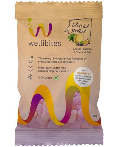 Wellibites veganske gummies ananas,pasjon & solbær 70g ...