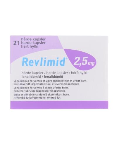 Revlimid Kapsel Hard 2 5 Mg 21 Stk Apotek 1