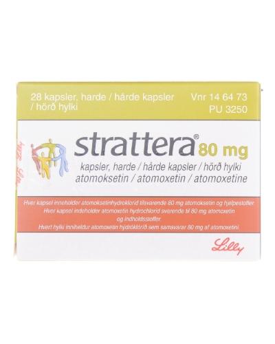 Strattera Kapsel Hard 80 Mg 28stk Apotek 1