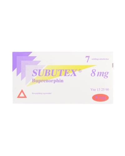 Subutex 8 mg sublingvaltabletter 7 stk - Apotek 1