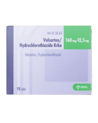 Valsartan Hydrochlorothiazide Krka 160 Mg 12 5 Mg Filmdrasjerte