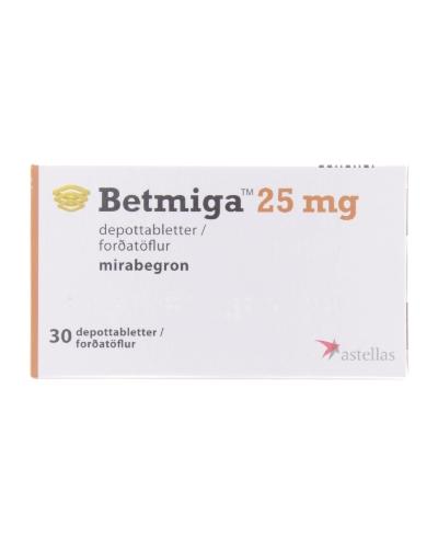 Betmiga 25 Mg Depottabletter 30 Stk Apotek 1   75e7b0f2 Ca3f 4503 8903 Fb28b409248e