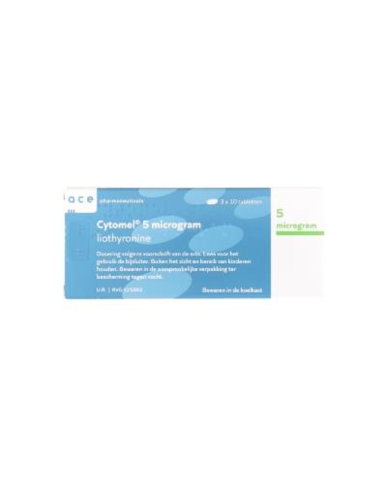 Cytomel 5mcg tabletter 30 stk Apotek 1