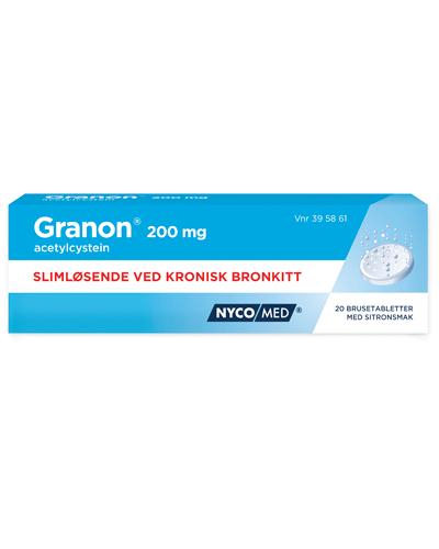 Granon 200mg Brusetabletter 20stk Apotek 1