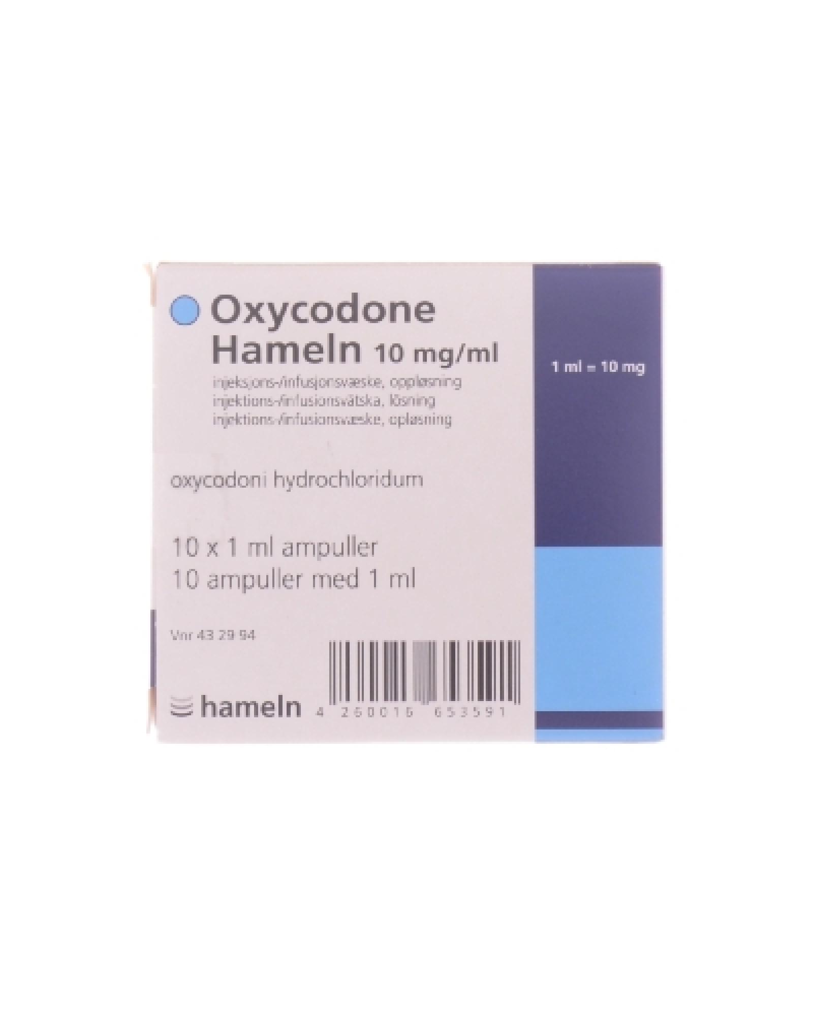 Oxycodone Ham Inf Inj Mg Ml Apotek