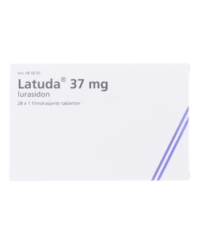 Latuda Orifarm 37 mg filmdrasjerte tabletter 28 stk - Apotek 1