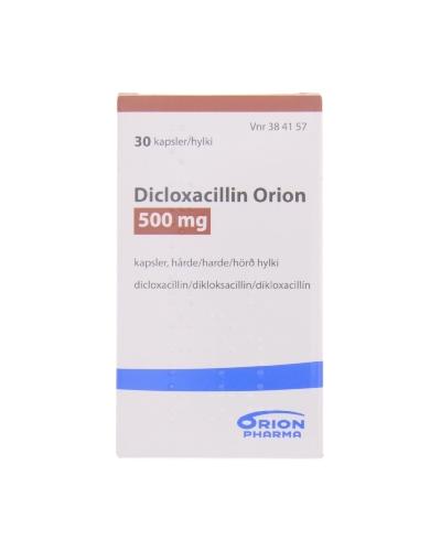 Dicloxacillin orion erfaringer