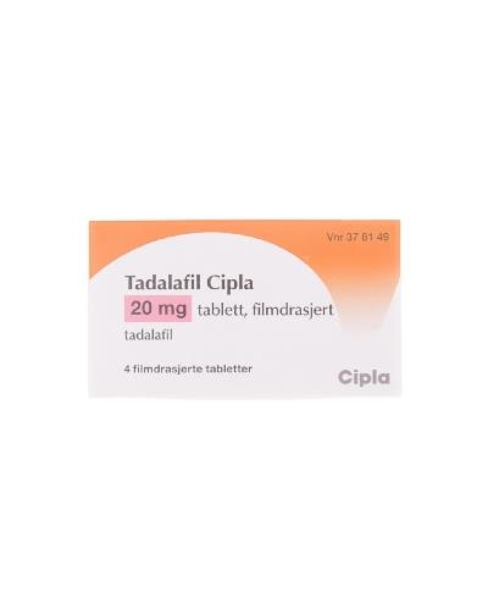 Tadalafil cipla tab 20mg - Apotek 1