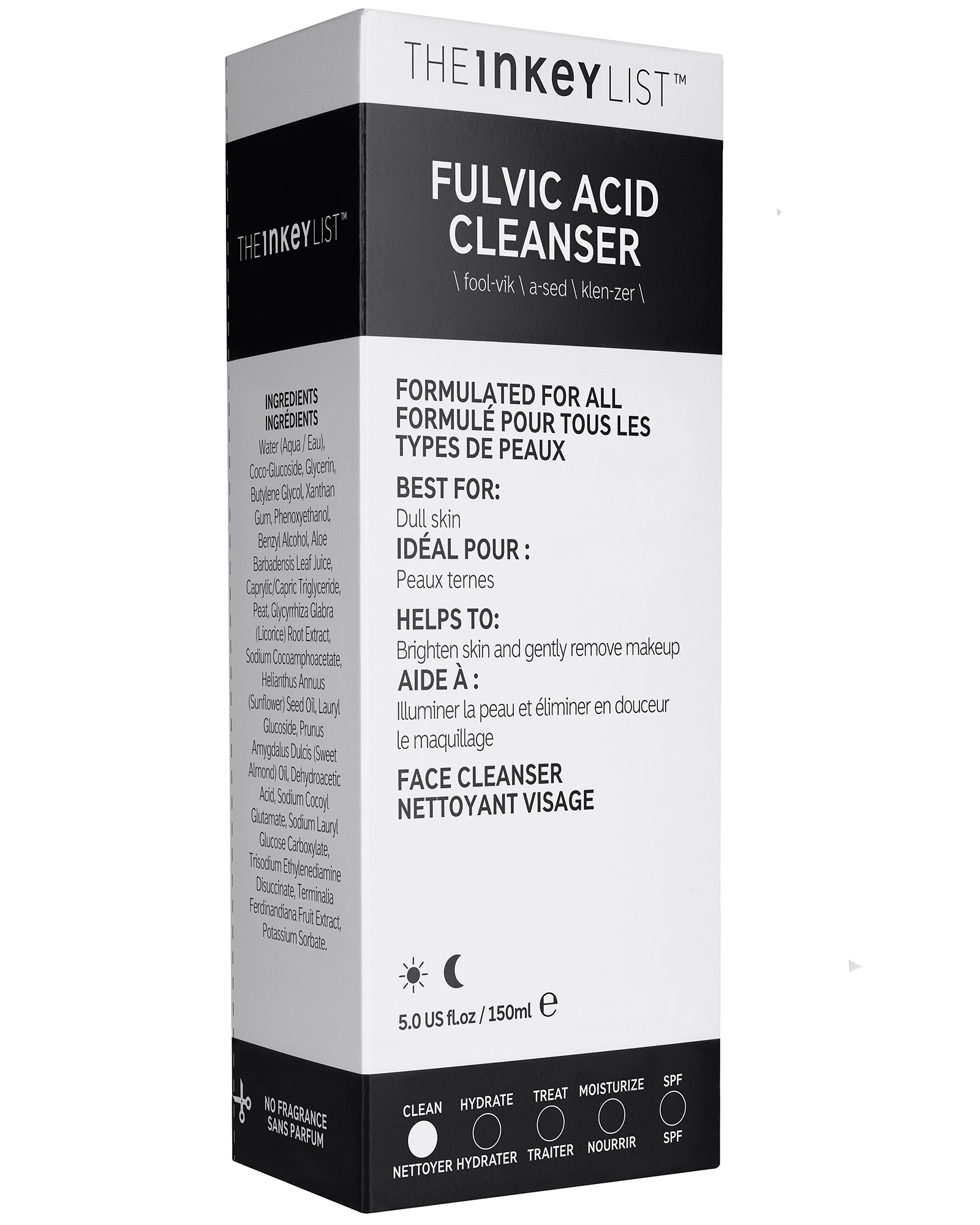 The Inkey List Fulvic Acid Cleanser Rensegel 150 Ml - Apotek 1