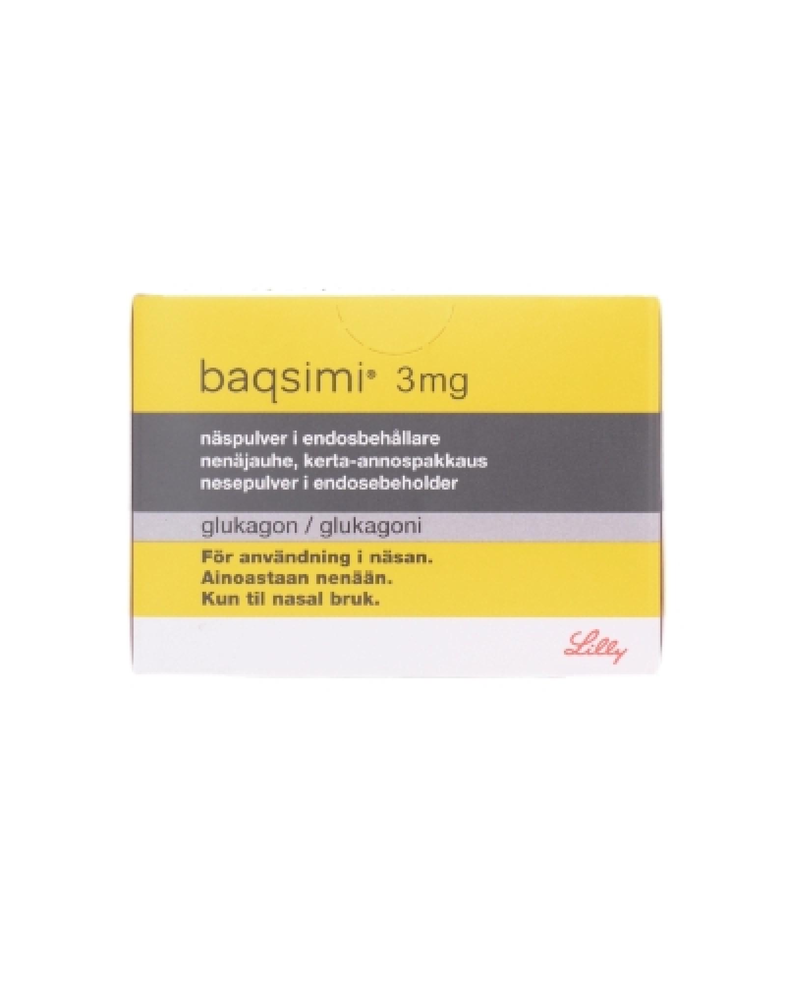 Baqsimi nesepulver 3 mg/dose 1 dose Apotek 1