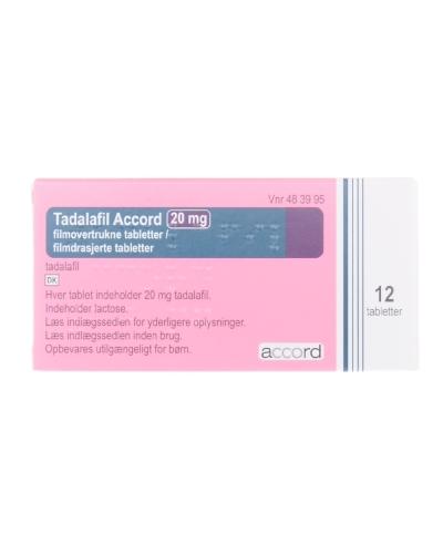 Tadalafil 20mg accord