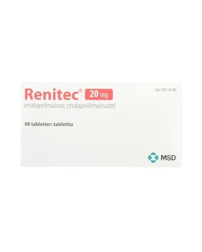 Renitec Tablett 20 Mg 98 Stk Apotek 1