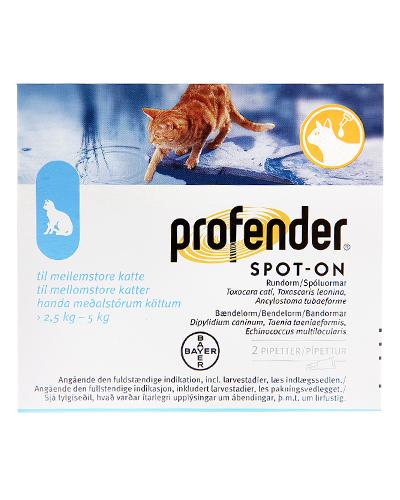 Profender vet katt >2,5-5kg 2x0,7 ML - 1